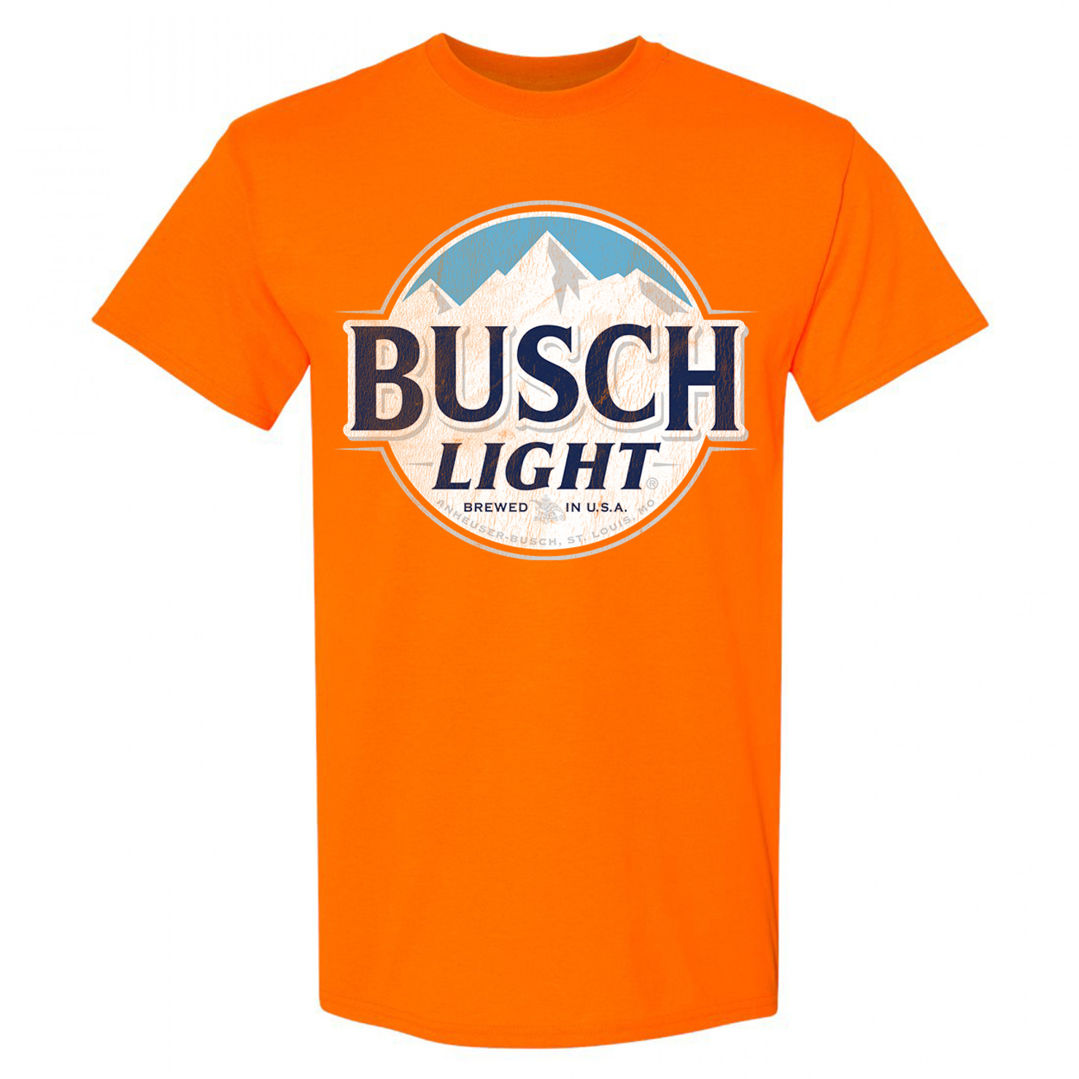 Busch Light Basic Logo Hunter Orange T-Shirt